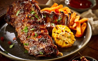 Rippchen in Barbecue-Worcester-Marinade