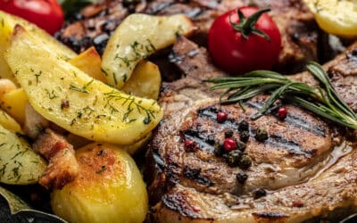 Schweinesteaks in Bier-Marinade